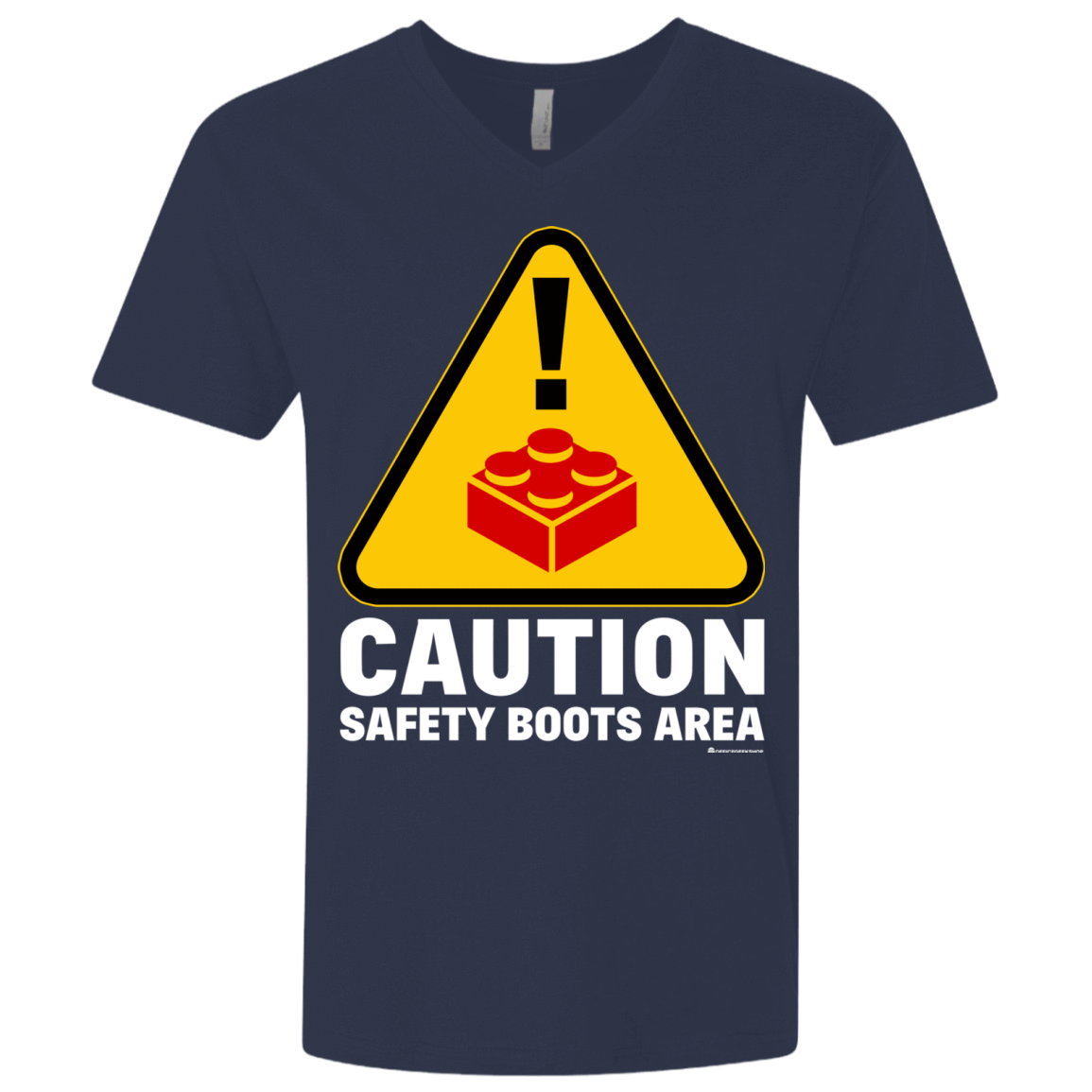 T-Shirts Midnight Navy / X-Small Watch Your Step Men's Premium V-Neck