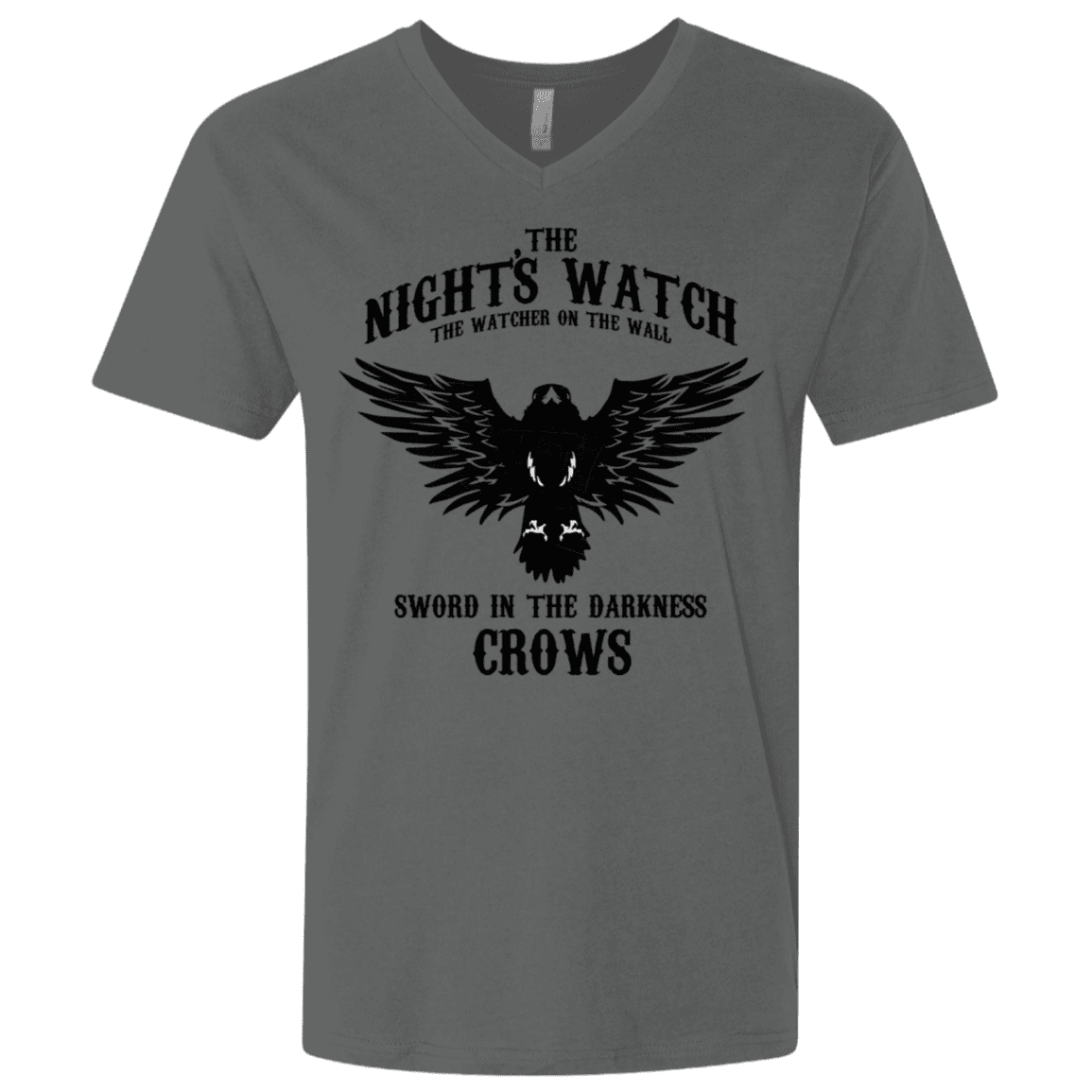 T-Shirts Heavy Metal / X-Small Watcher on the Wall Men's Premium V-Neck