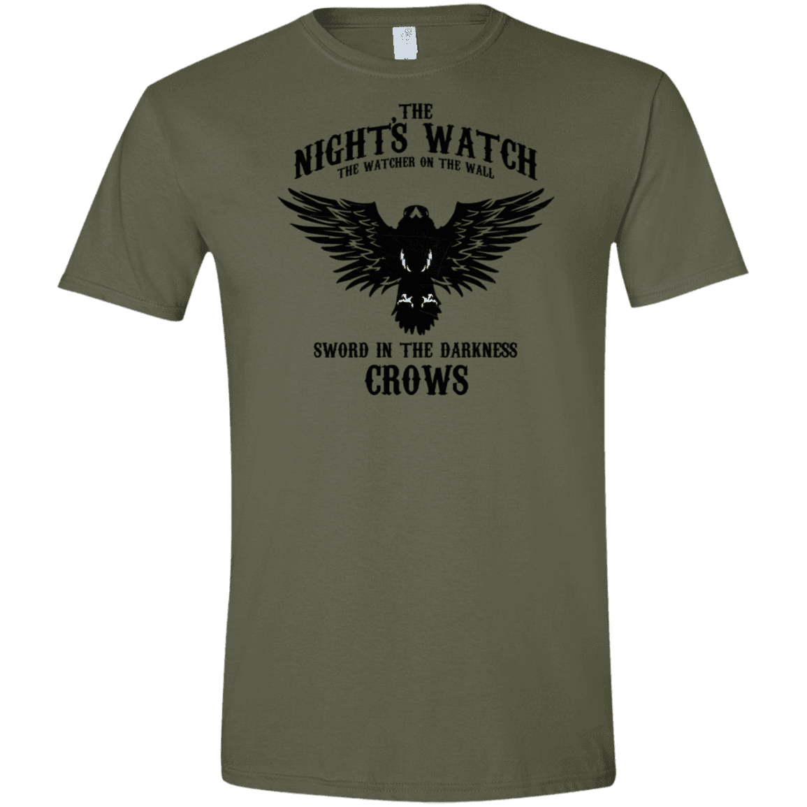 T-Shirts Military Green / S Watcher on the Wall Men's Semi-Fitted Softstyle