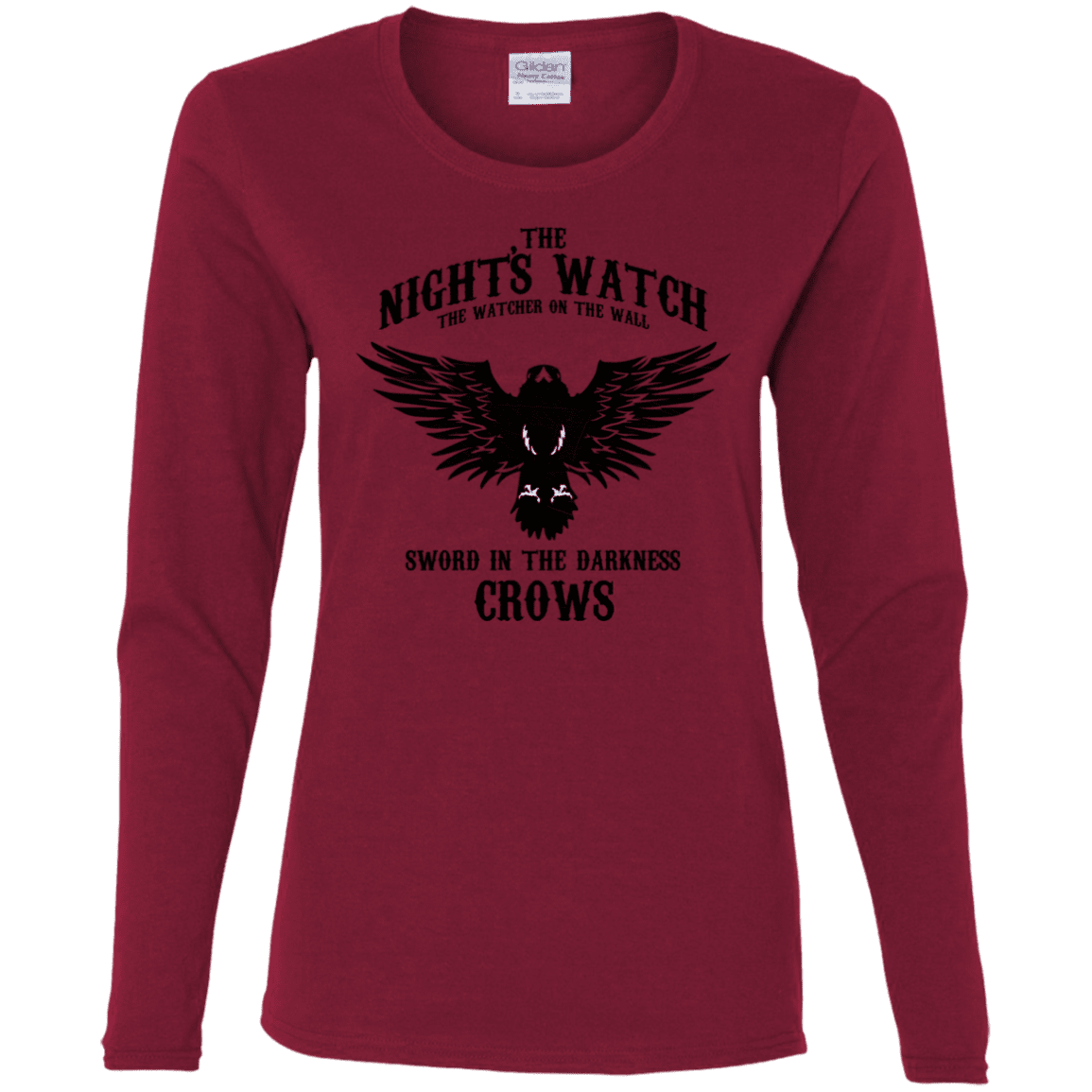 T-Shirts Cardinal / S Watcher on the Wall Women's Long Sleeve T-Shirt