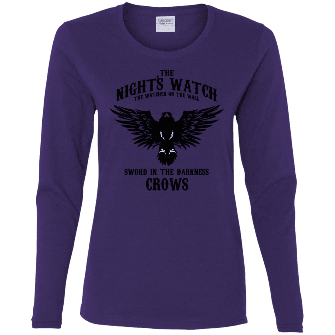 T-Shirts Purple / S Watcher on the Wall Women's Long Sleeve T-Shirt