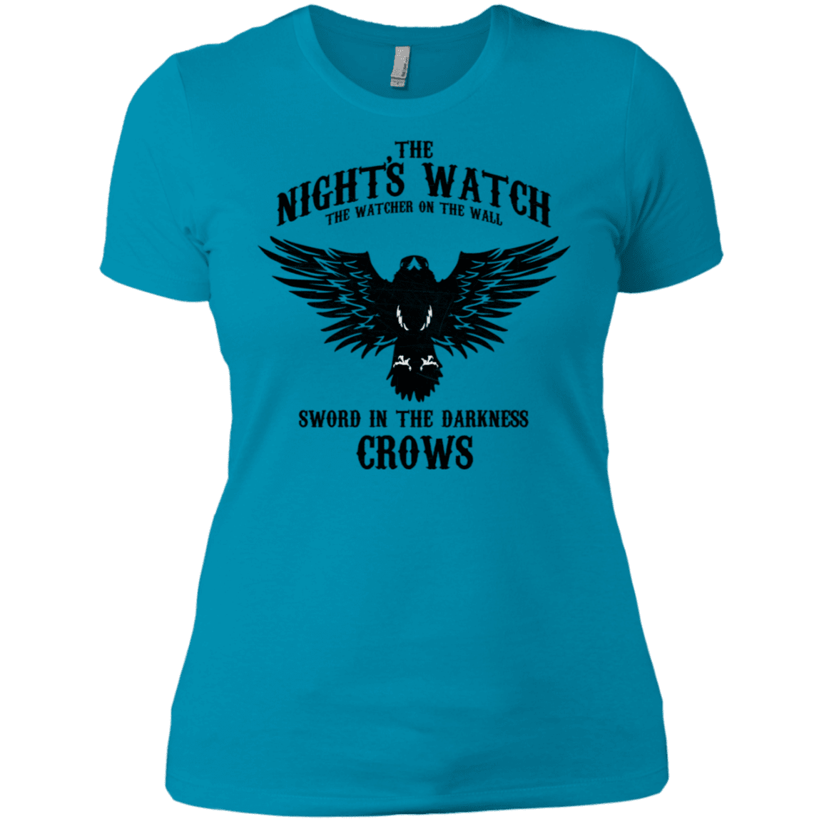 T-Shirts Turquoise / X-Small Watcher on the Wall Women's Premium T-Shirt