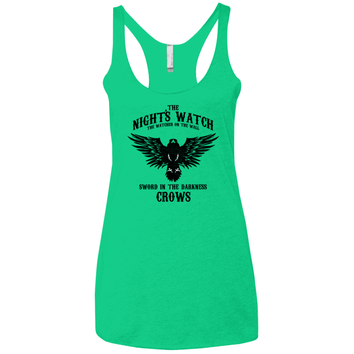 T-Shirts Envy / X-Small Watcher on the Wall Women's Triblend Racerback Tank