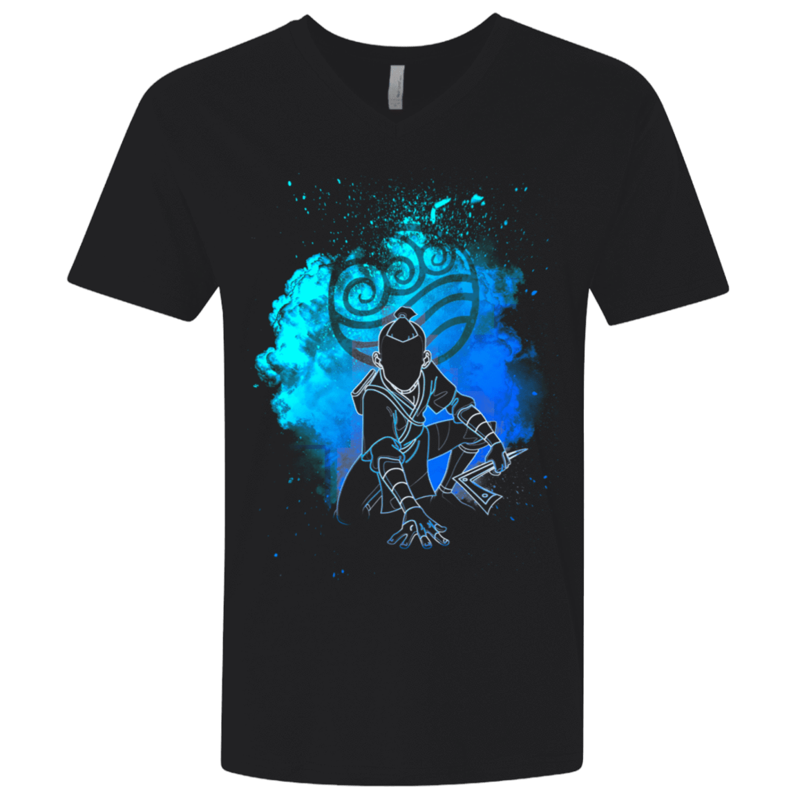 T-Shirts Black / X-Small Water Bender Soul Brother Men's Premium V-Neck