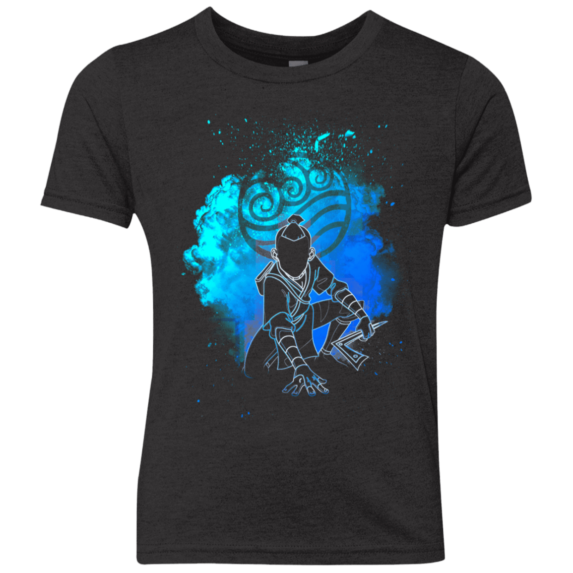 T-Shirts Vintage Black / YXS Water Bender Soul Brother Youth Triblend T-Shirt
