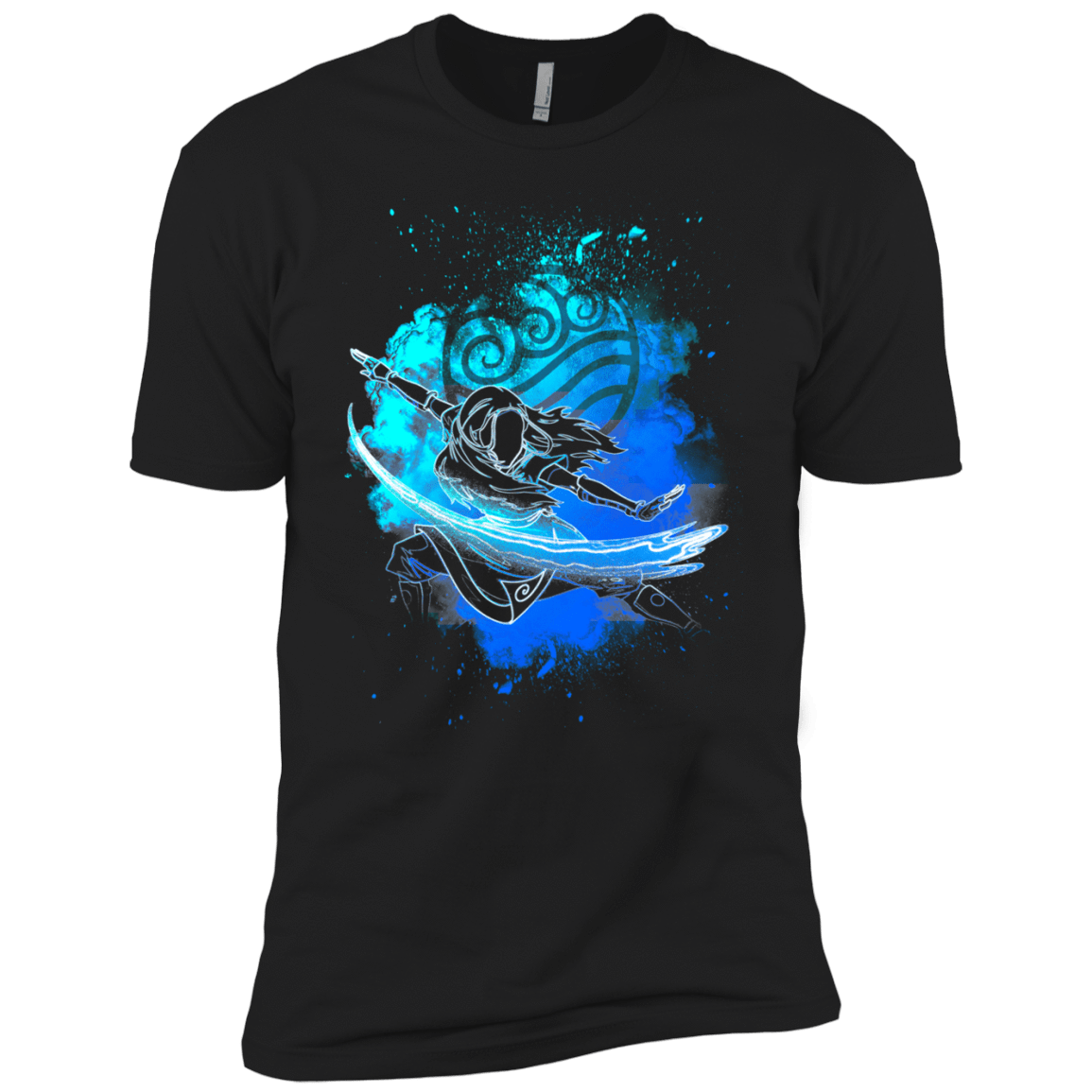 T-Shirts Black / YXS Water Bender Soul Katara Boys Premium T-Shirt
