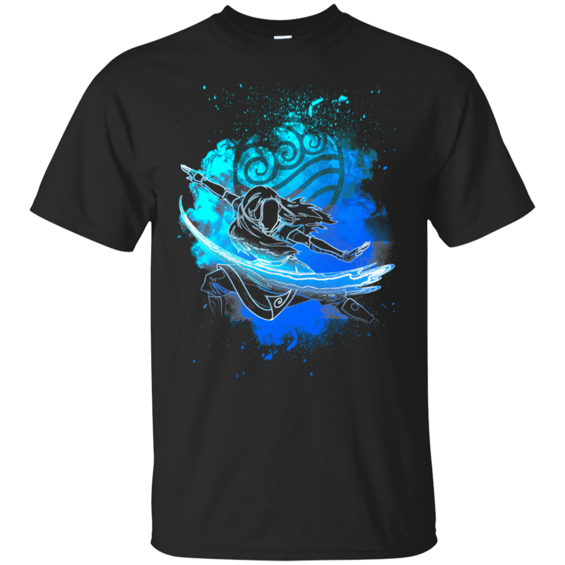 T-Shirts Black / S Water Bender Soul Katara T-Shirt