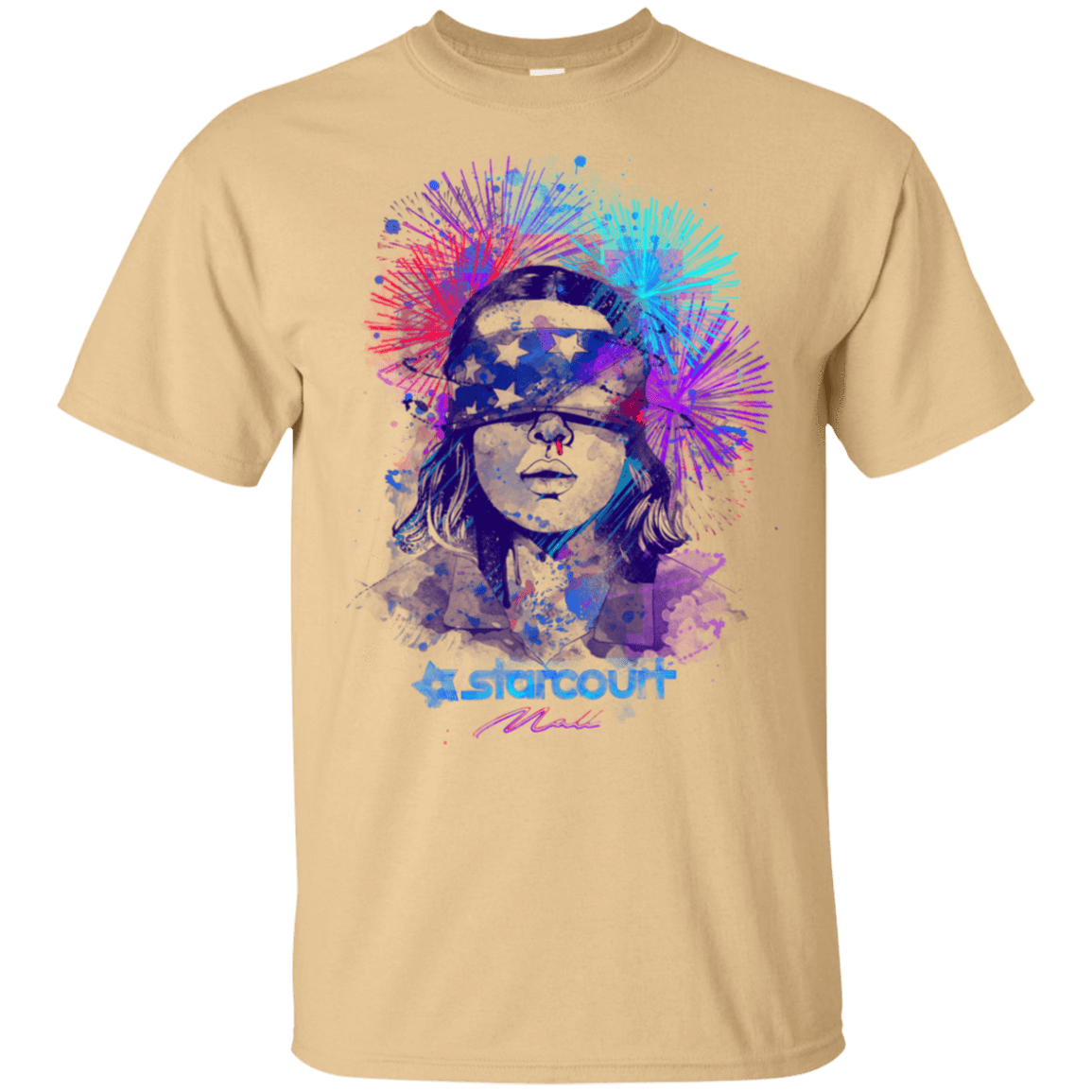T-Shirts Vegas Gold / S Water Color Starcourt Mall T-Shirt
