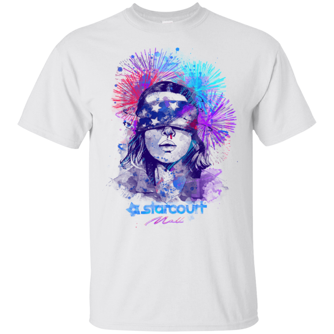 T-Shirts White / S Water Color Starcourt Mall T-Shirt