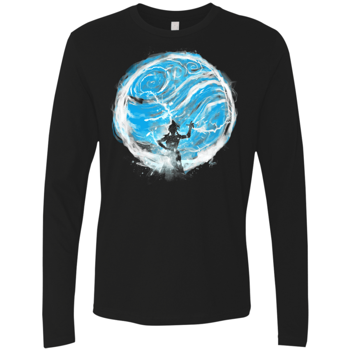 T-Shirts Black / S Water Tribe Men's Premium Long Sleeve