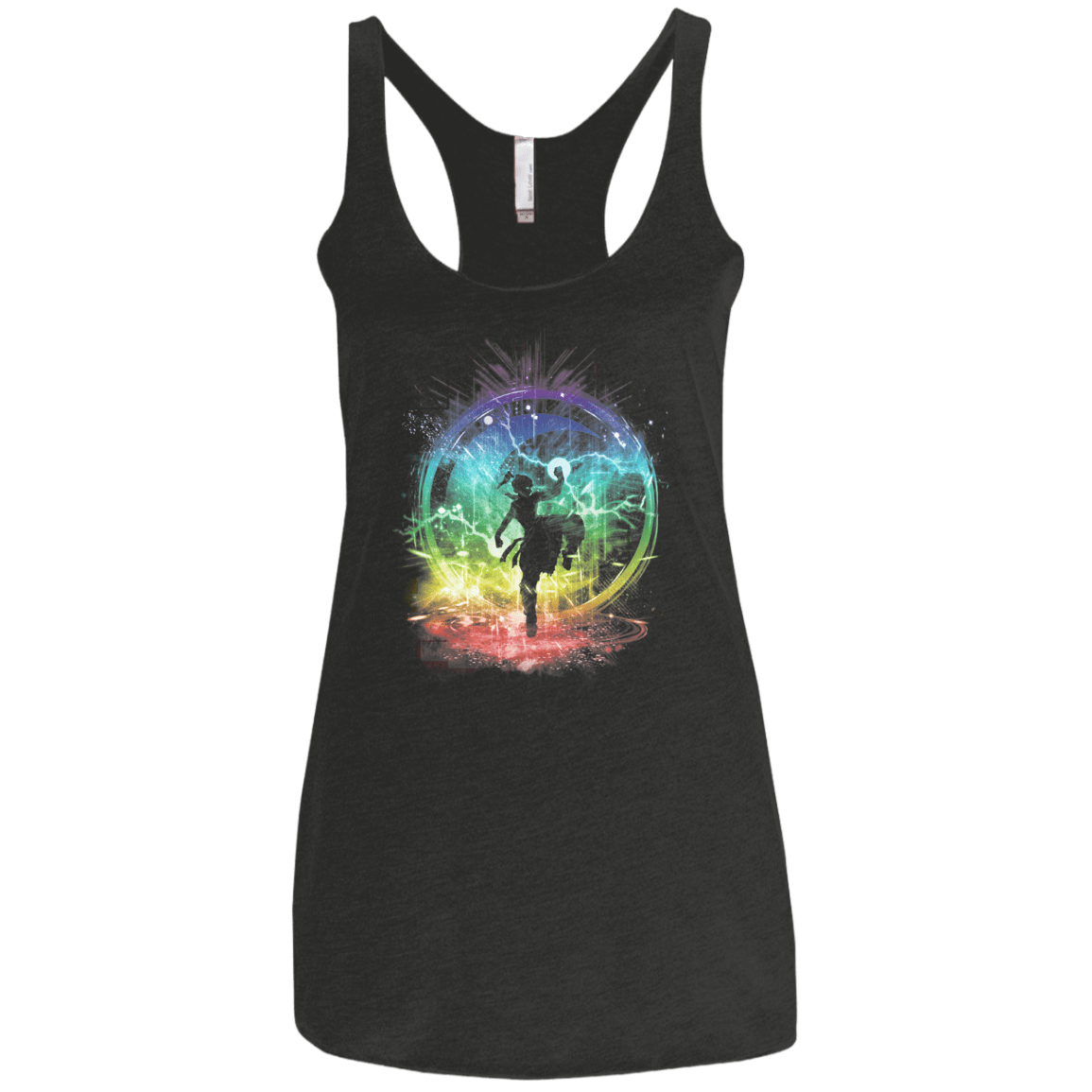 T-Shirts Vintage Black / X-Small Water Tribe Storm Women's Triblend Racerback Tank