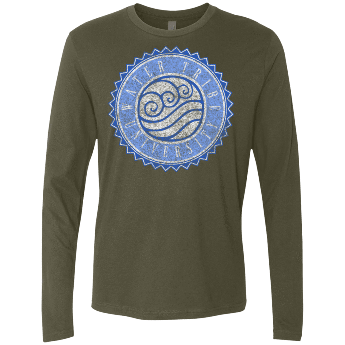 T-Shirts Military Green / Small Water tribe university Men's Premium Long Sleeve