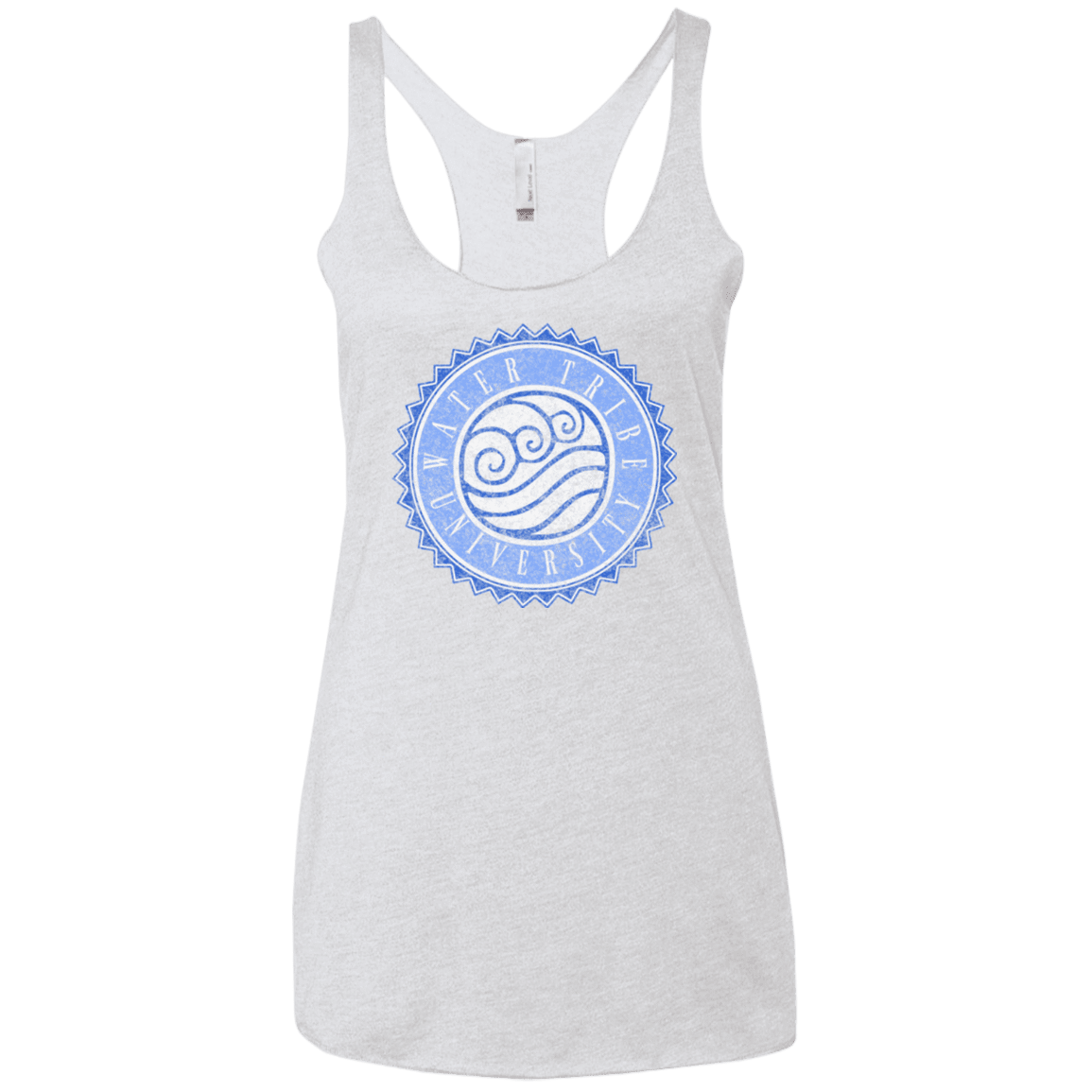 T-Shirts Heather White / X-Small Water tribe university Women's Triblend Racerback Tank