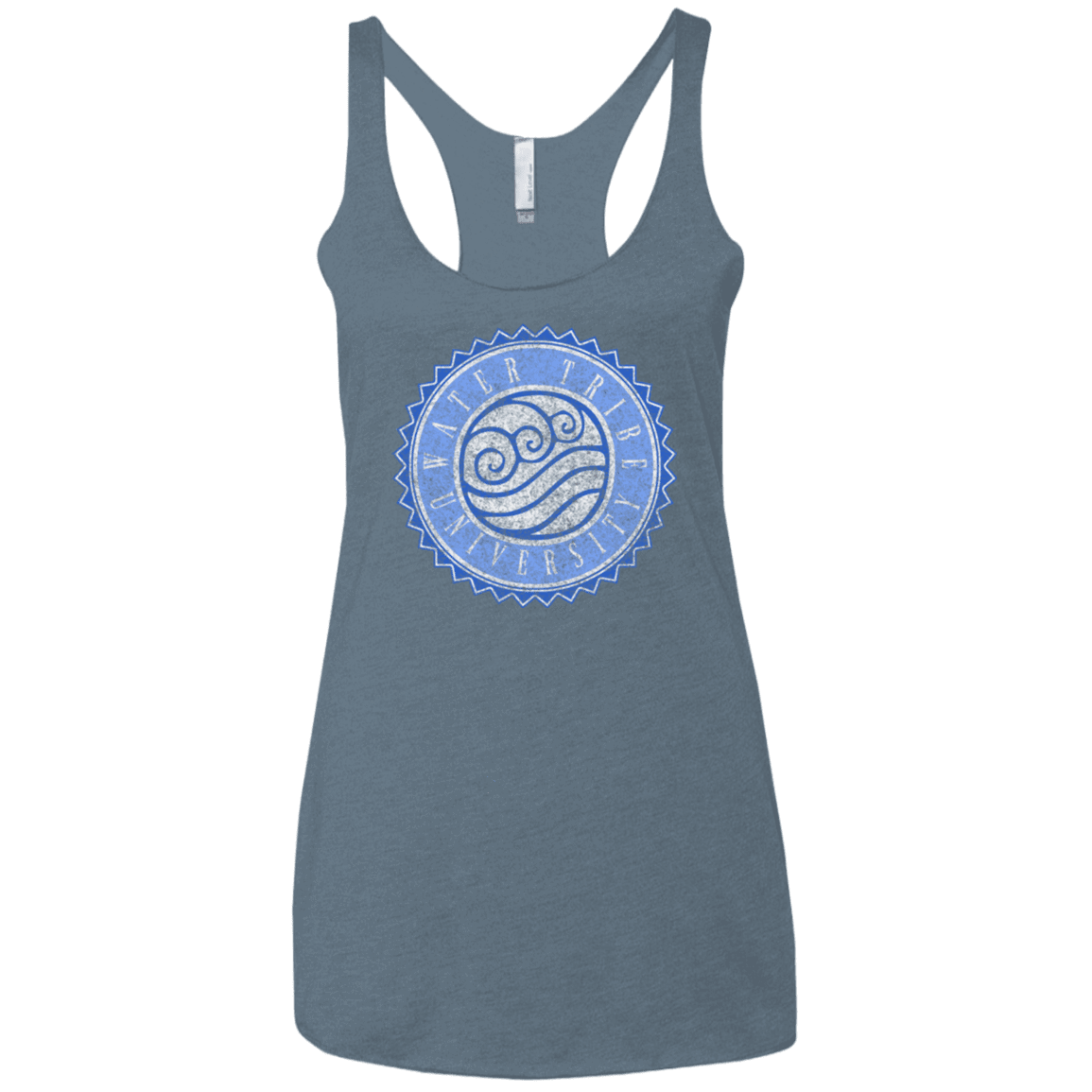 T-Shirts Indigo / X-Small Water tribe university Women's Triblend Racerback Tank