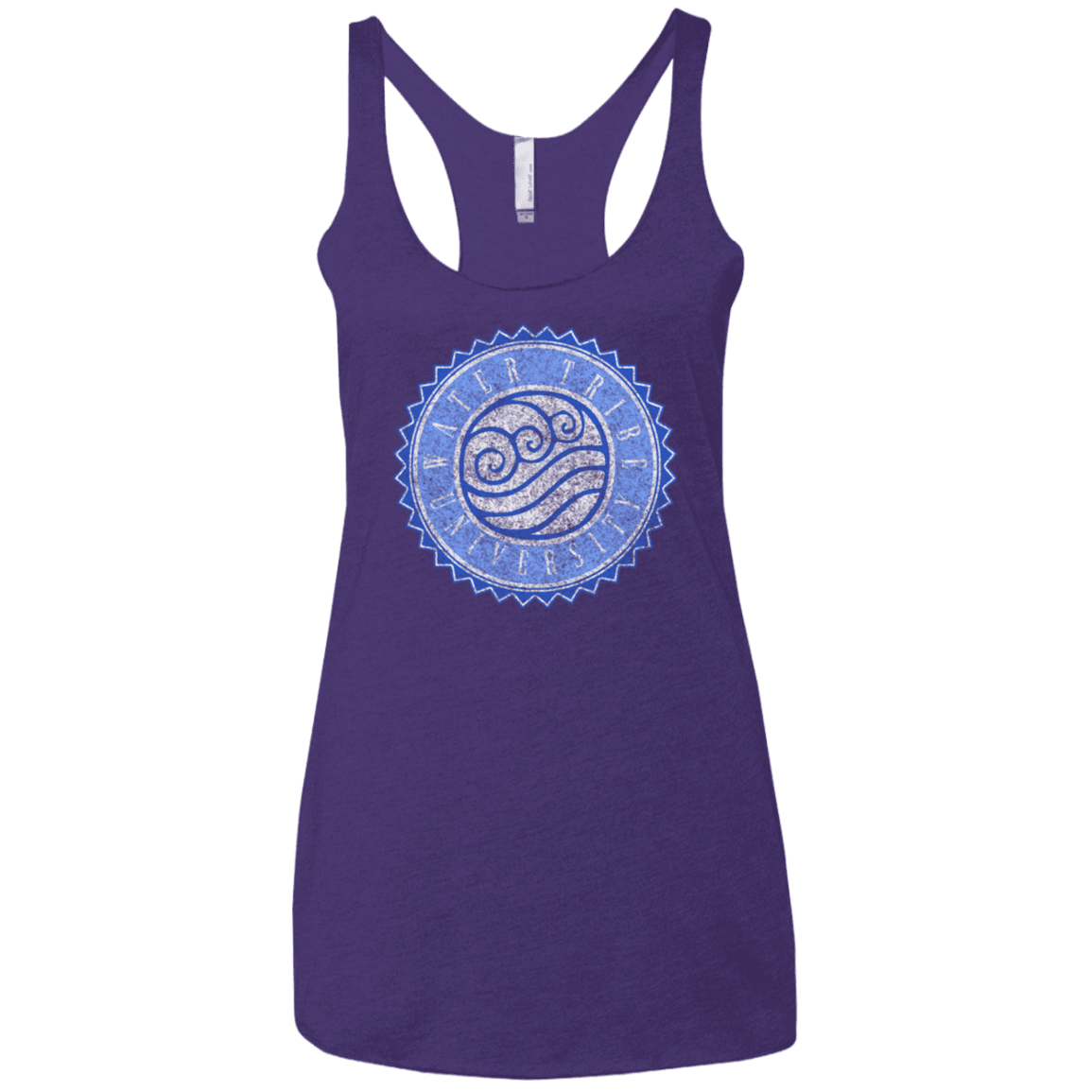 T-Shirts Purple / X-Small Water tribe university Women's Triblend Racerback Tank