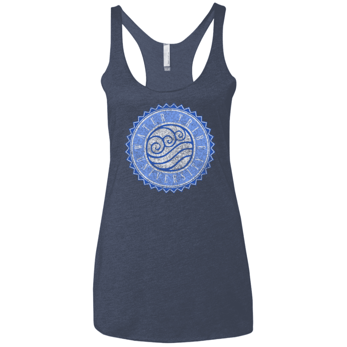 T-Shirts Vintage Navy / X-Small Water tribe university Women's Triblend Racerback Tank