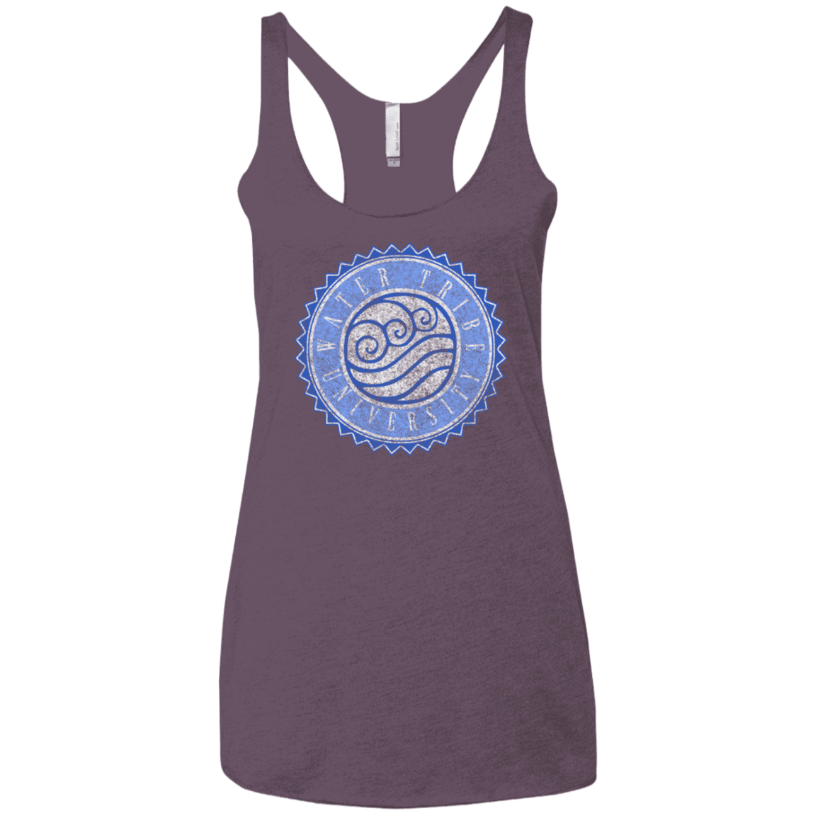T-Shirts Vintage Purple / X-Small Water tribe university Women's Triblend Racerback Tank