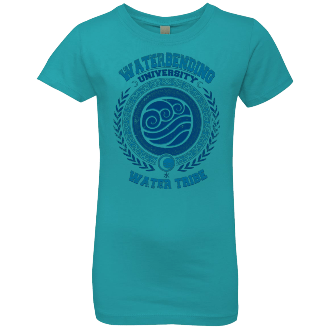 T-Shirts Tahiti Blue / YXS Waterbending University Girls Premium T-Shirt