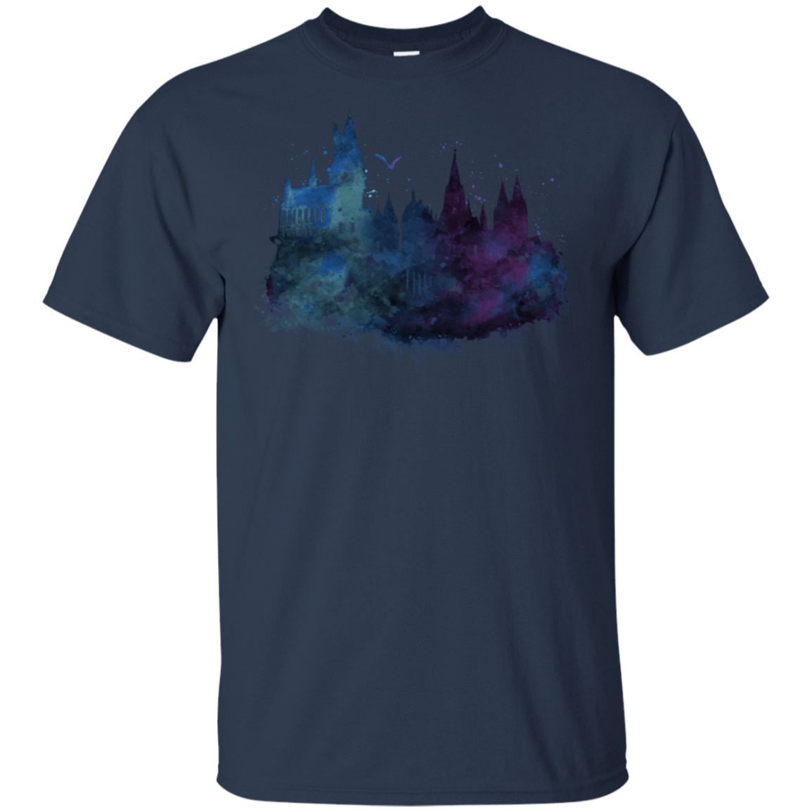 T-Shirts Navy / S Watercolor School T-Shirt