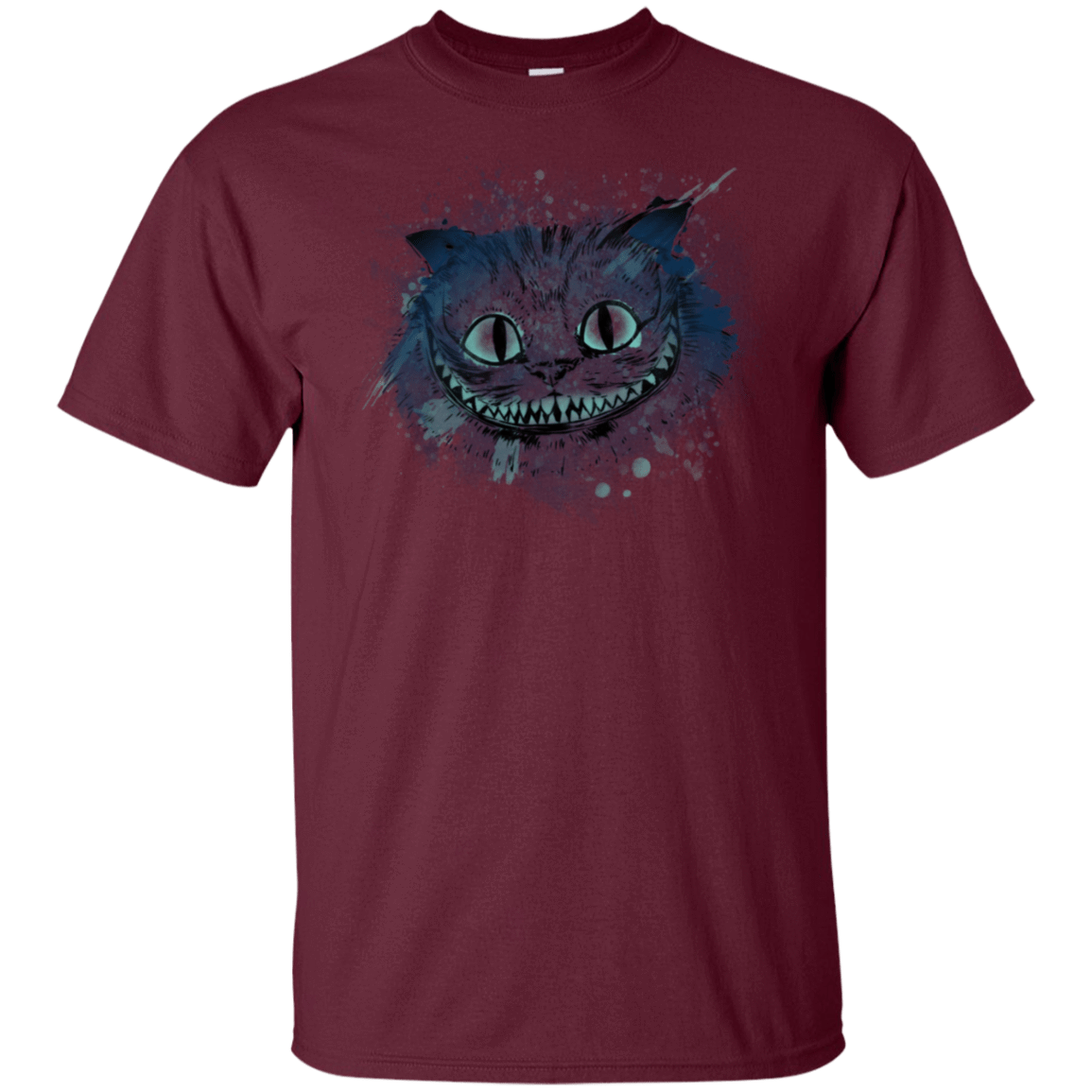 T-Shirts Maroon / S Watercolor Smile T-Shirt