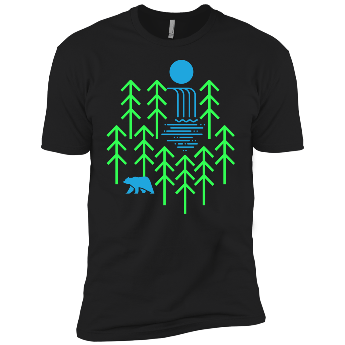 Waterfall Lake Boys Premium T-Shirt