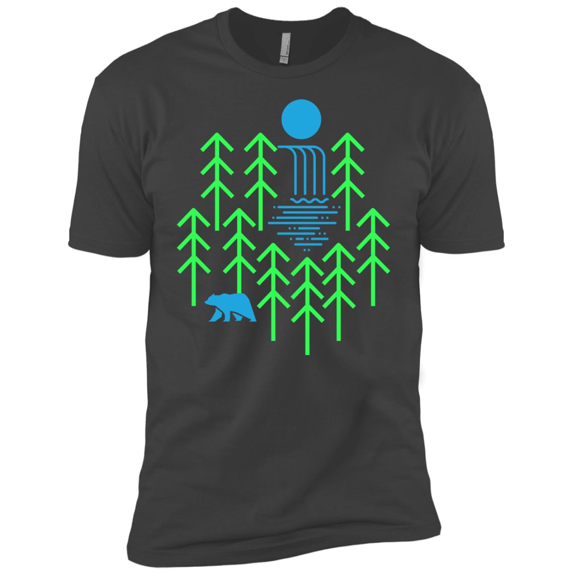 Waterfall Lake Boys Premium T-Shirt