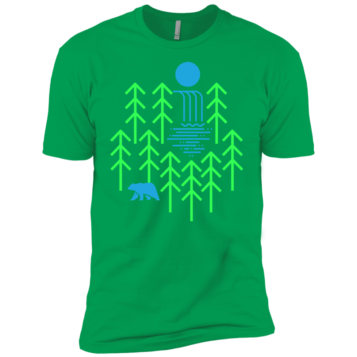 Waterfall Lake Boys Premium T-Shirt