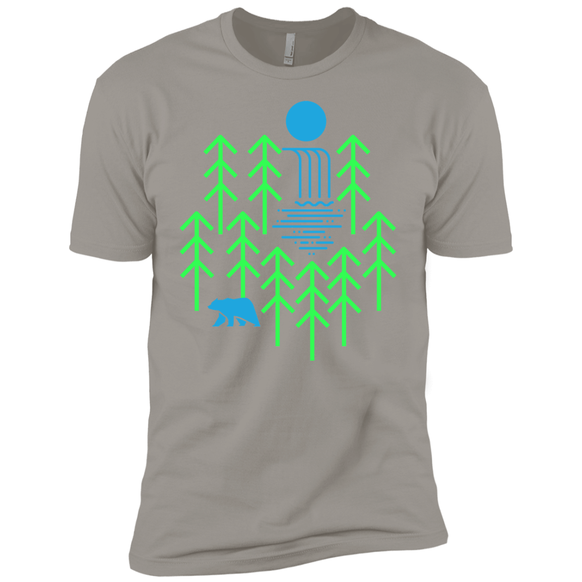 Waterfall Lake Boys Premium T-Shirt