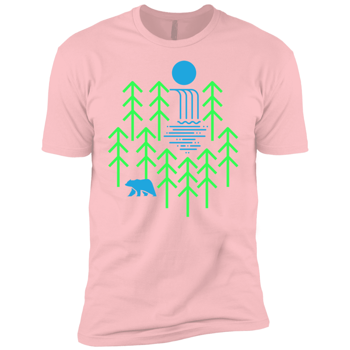 Waterfall Lake Boys Premium T-Shirt