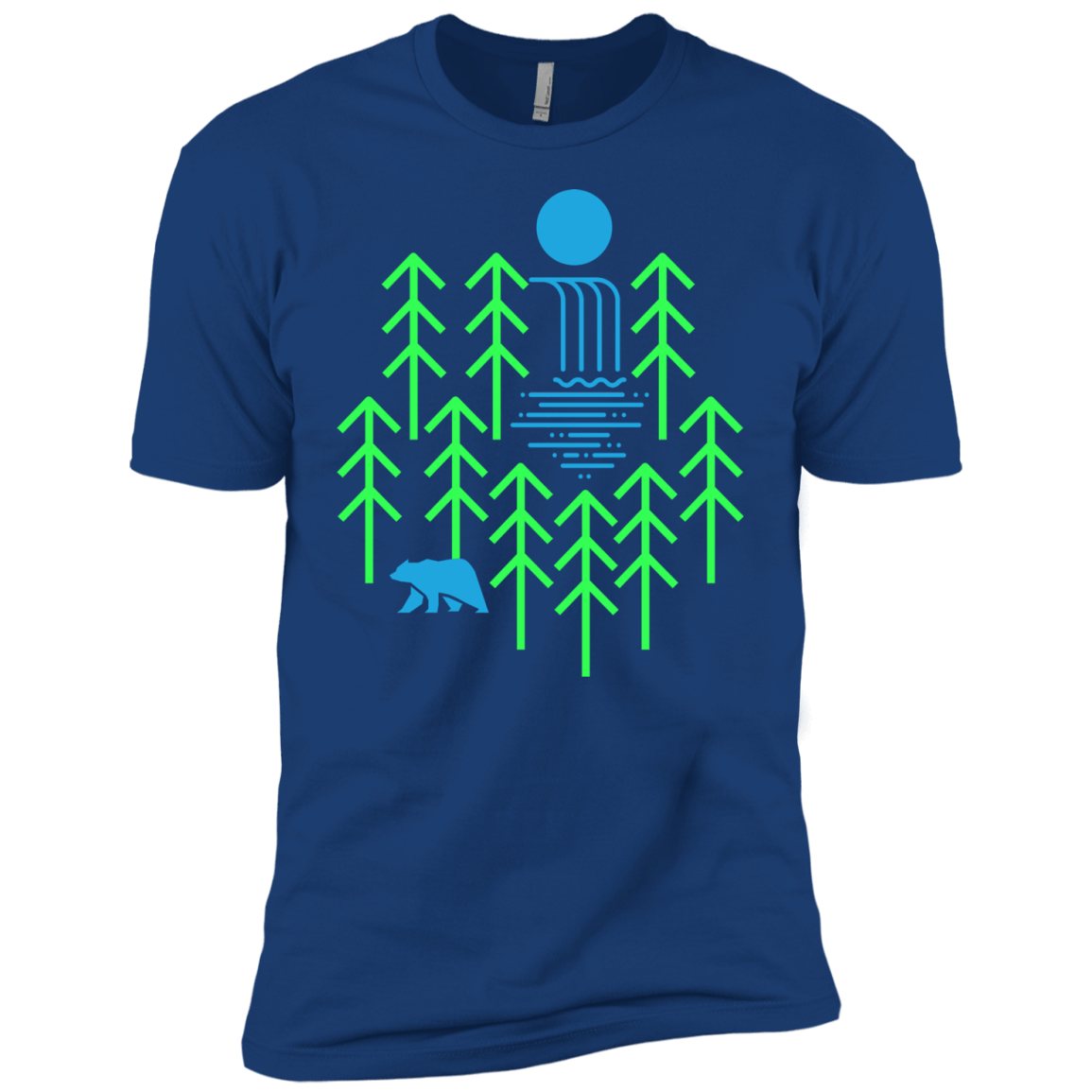 Waterfall Lake Boys Premium T-Shirt