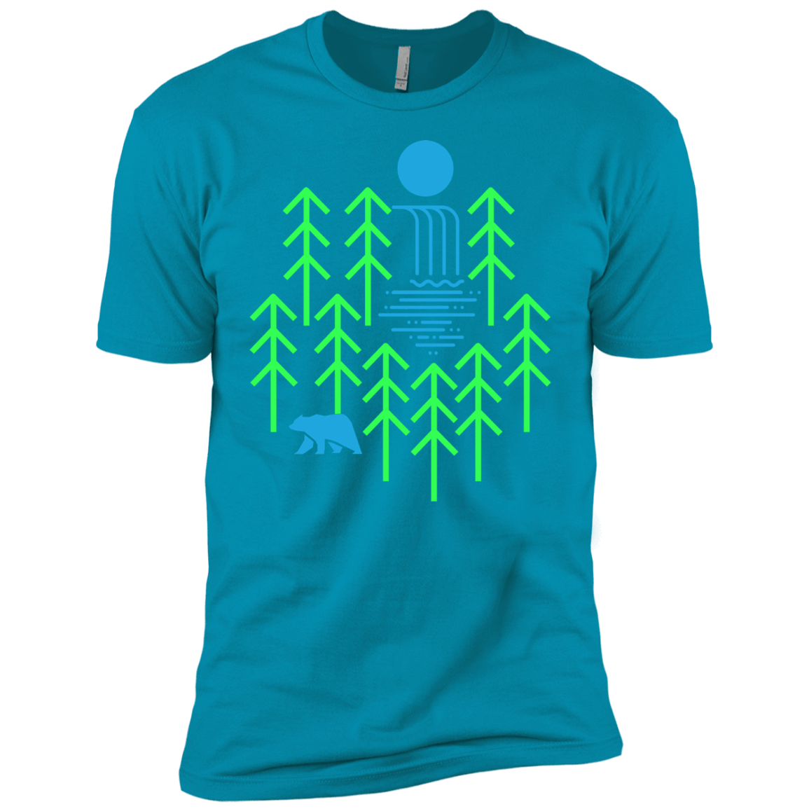 Waterfall Lake Boys Premium T-Shirt