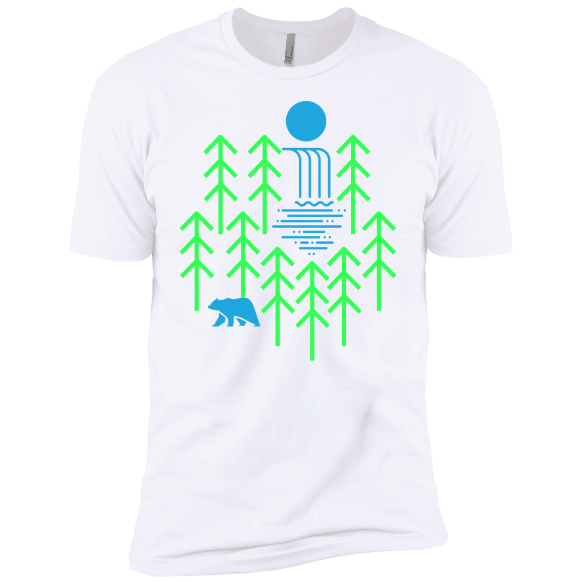 Waterfall Lake Boys Premium T-Shirt