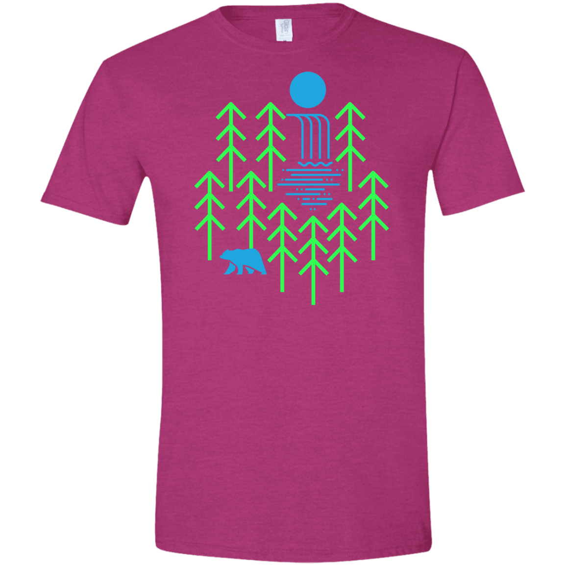 Waterfall Lake Men's Semi-Fitted Softstyle