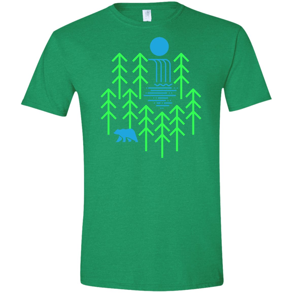 Waterfall Lake Men's Semi-Fitted Softstyle