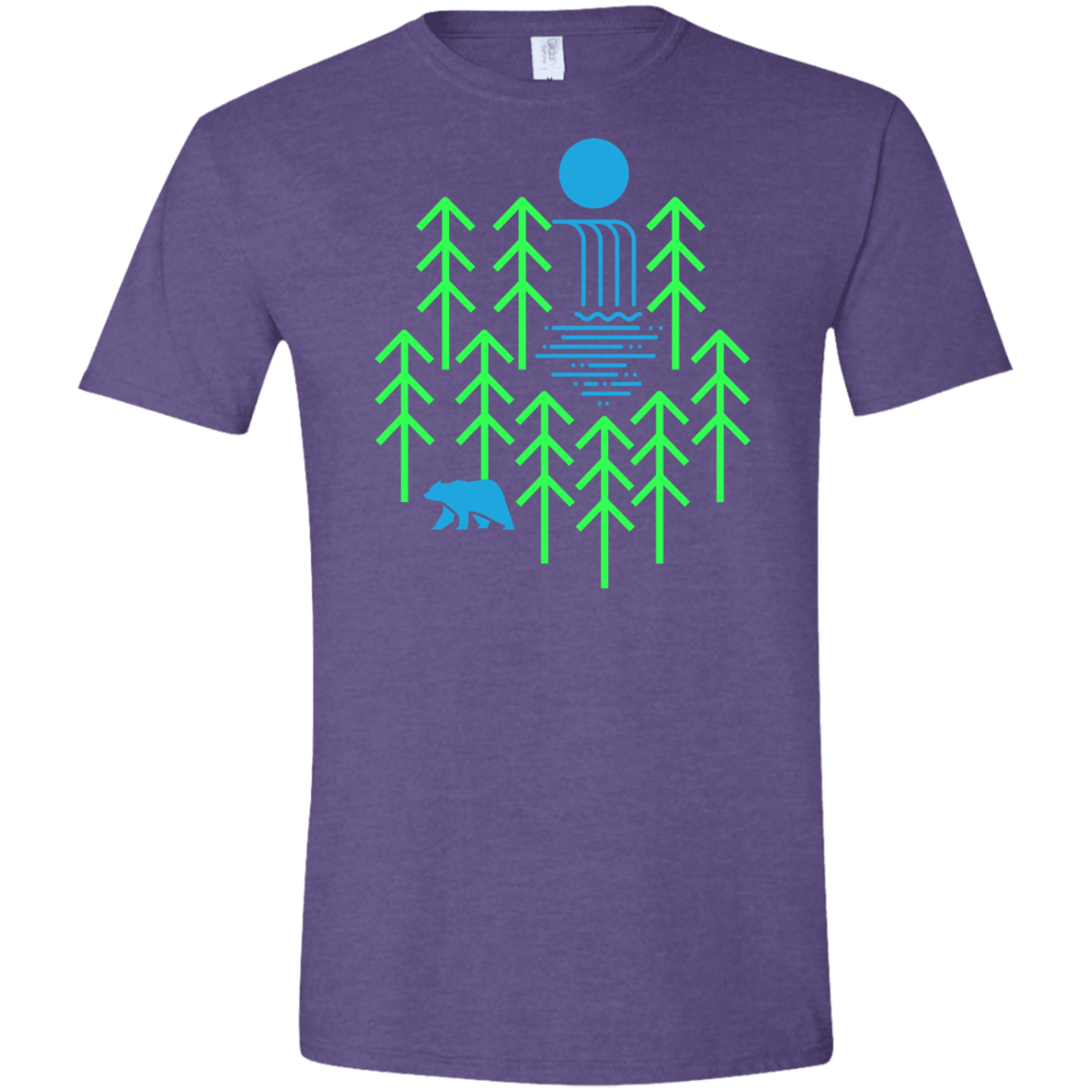 Waterfall Lake Men's Semi-Fitted Softstyle