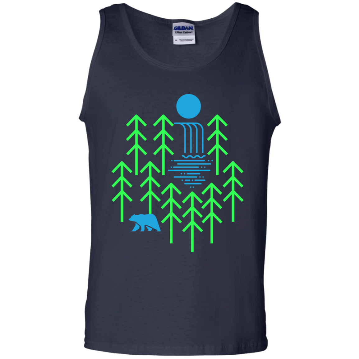 Waterfall Lake Men's Tank Top