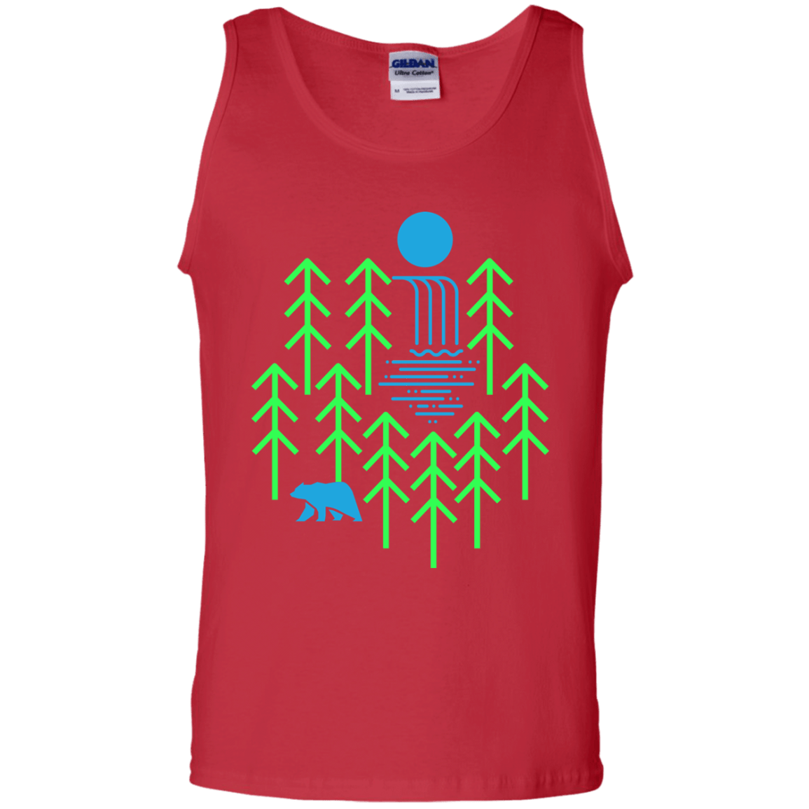 Waterfall Lake Men's Tank Top