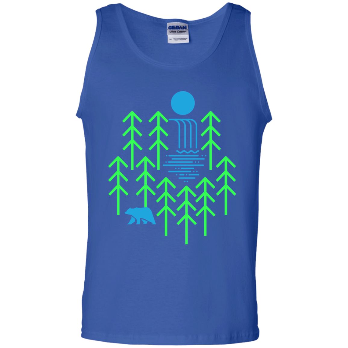 Waterfall Lake Men's Tank Top