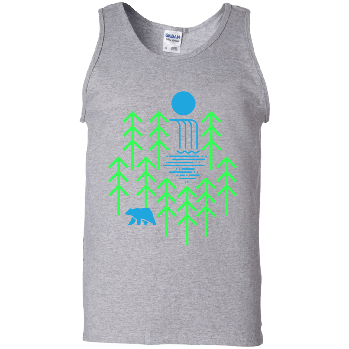 Waterfall Lake Men's Tank Top