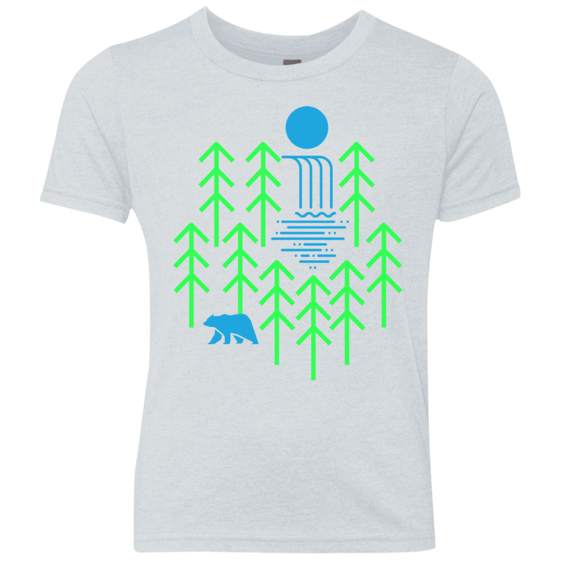 Waterfall Lake Youth Triblend T-Shirt