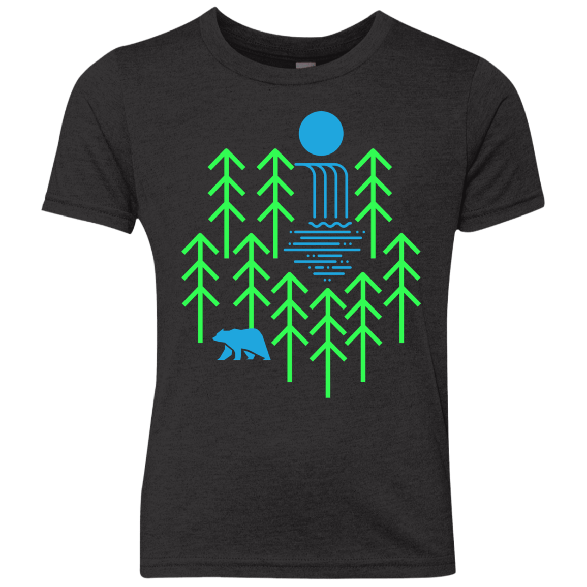 Waterfall Lake Youth Triblend T-Shirt