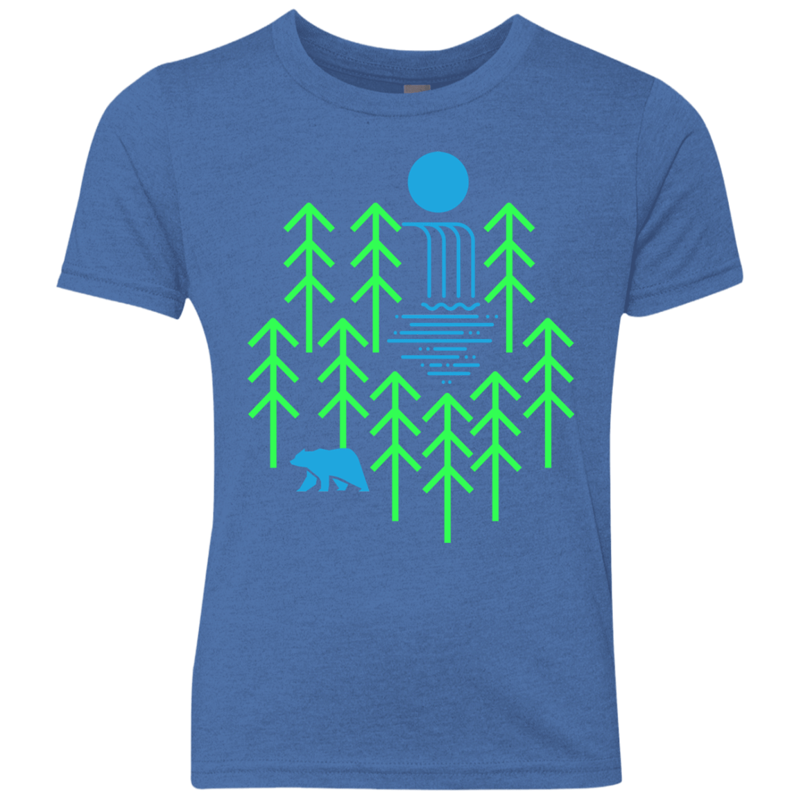Waterfall Lake Youth Triblend T-Shirt