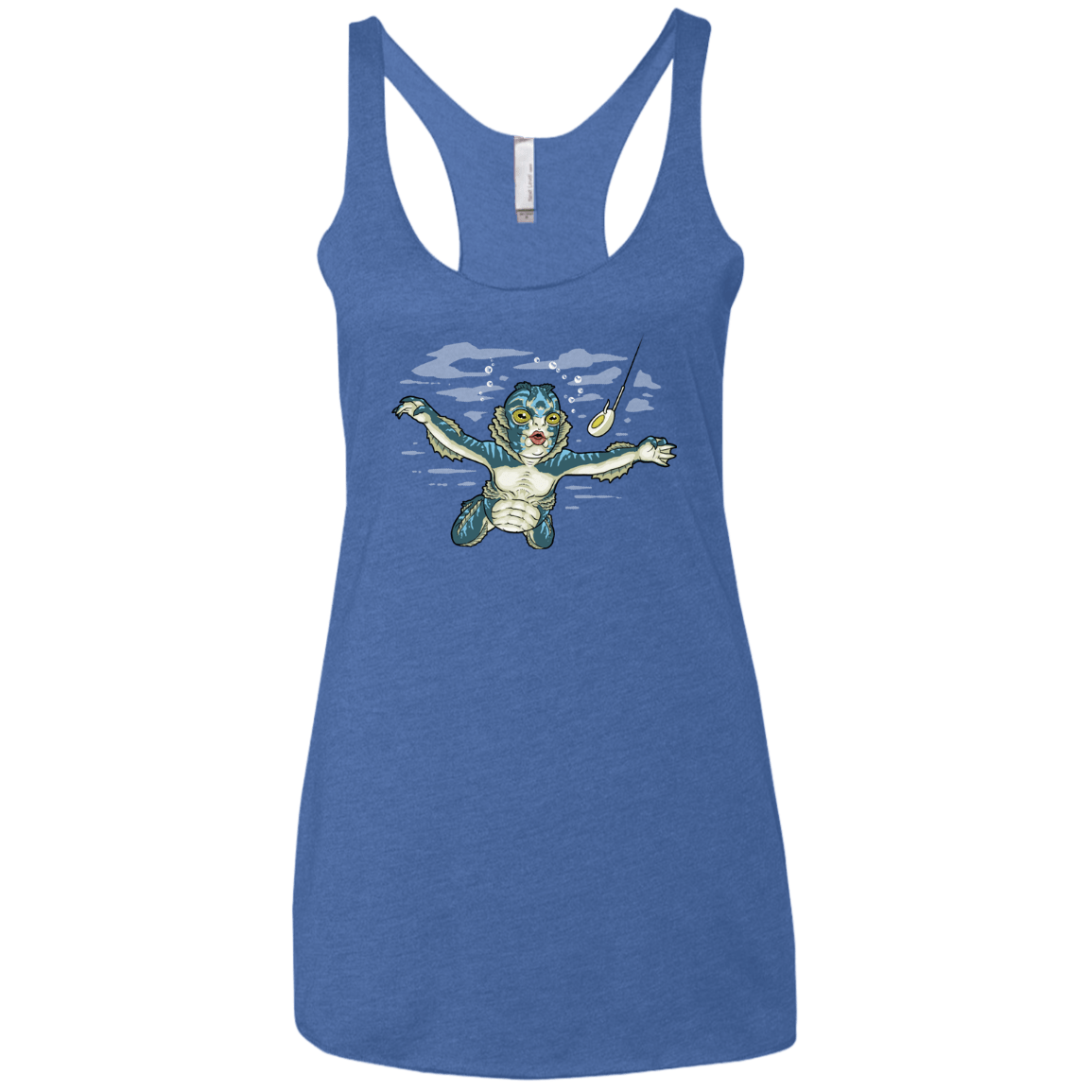 T-Shirts Vintage Royal / X-Small Watermind Women's Triblend Racerback Tank