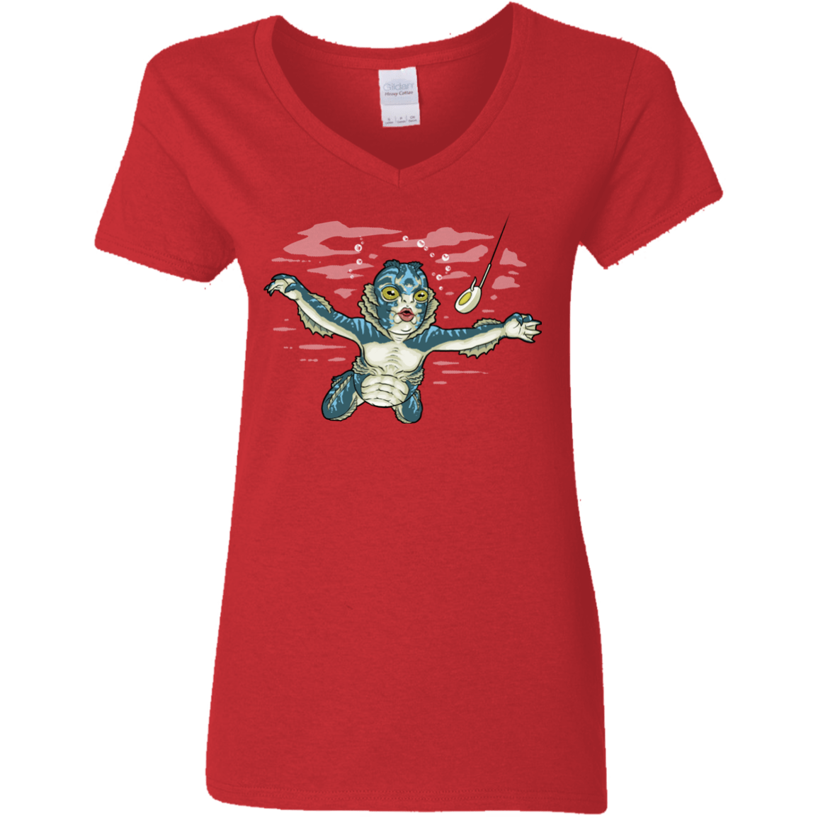 T-Shirts Red / S Watermind Women's V-Neck T-Shirt
