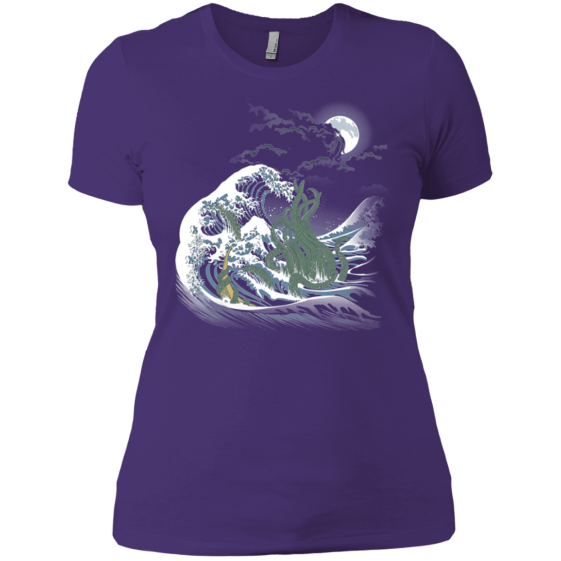 T-Shirts Purple / X-Small Wave Of R'lyeh Women's Premium T-Shirt