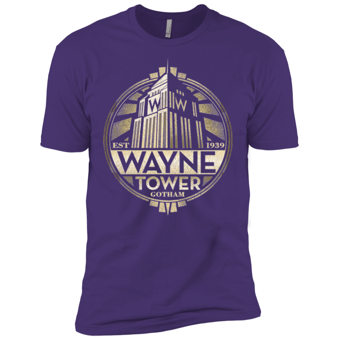 T-Shirts Purple / X-Small Wayne Tower Men's Premium T-Shirt