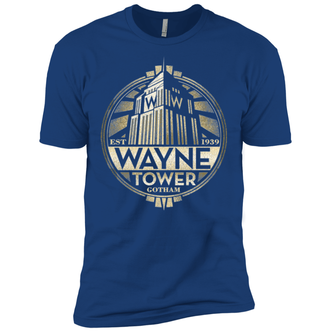 T-Shirts Royal / X-Small Wayne Tower Men's Premium T-Shirt