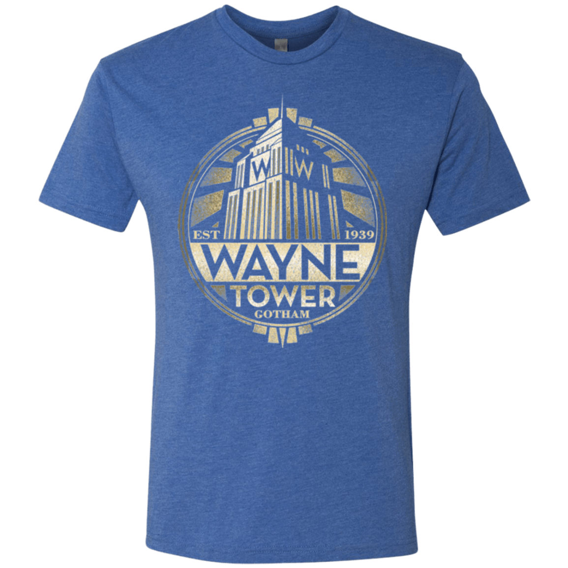 T-Shirts Vintage Royal / Small Wayne Tower Men's Triblend T-Shirt