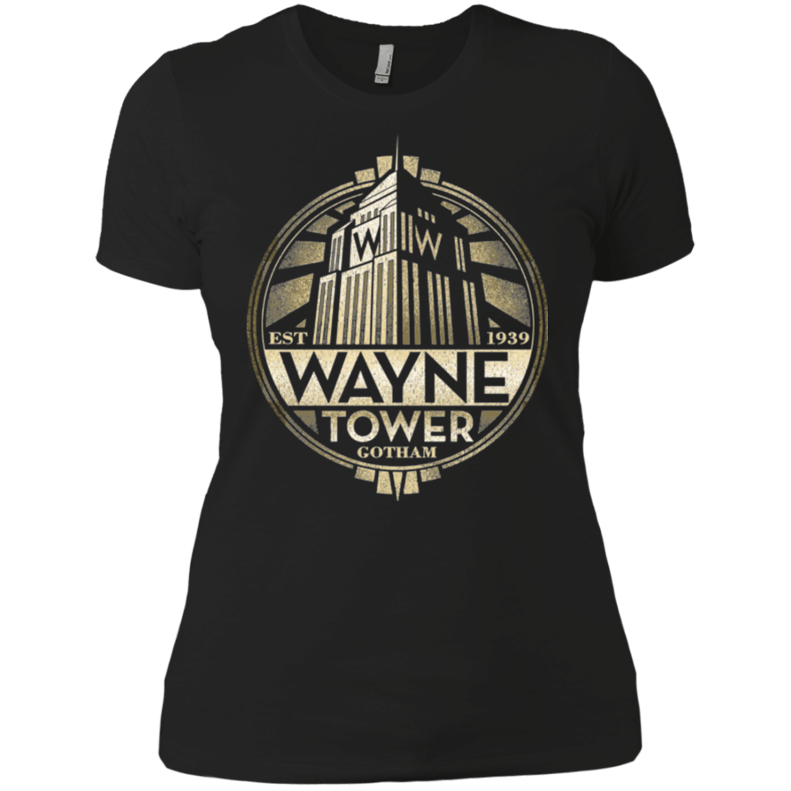 T-Shirts Black / X-Small Wayne Tower Women's Premium T-Shirt