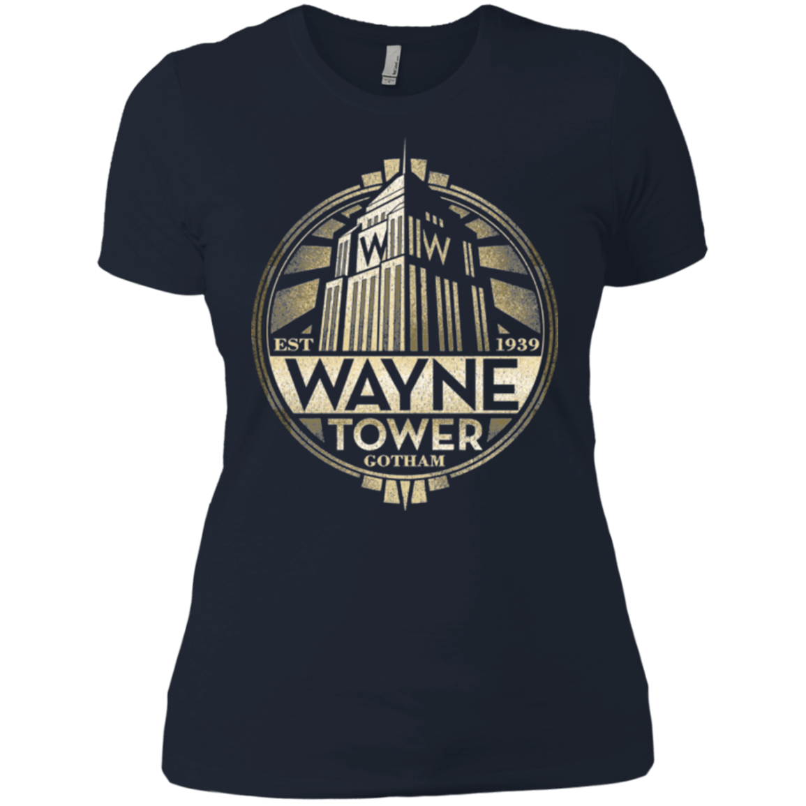 T-Shirts Midnight Navy / X-Small Wayne Tower Women's Premium T-Shirt